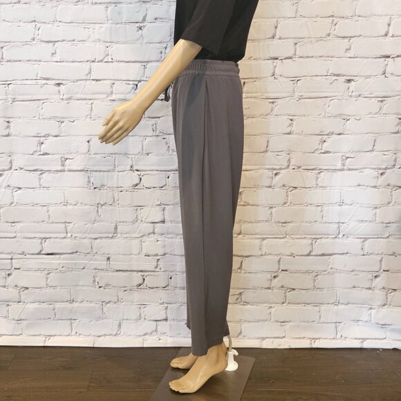 JOIE - Women's gray drawstring waist ankle pants - Picture 7 of 8